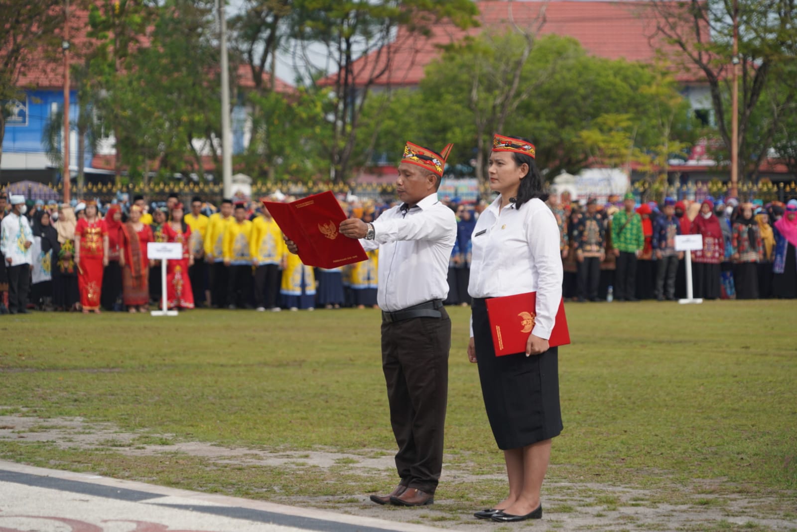 Wagub Edy Pratowo Pimpin Upacara HAB Ke 77 Kemenag RI