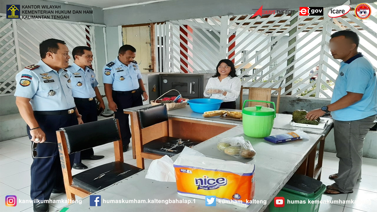 Kalapas Palangka Raya  Monitoring Keamanan dan Ketertiban Lapas