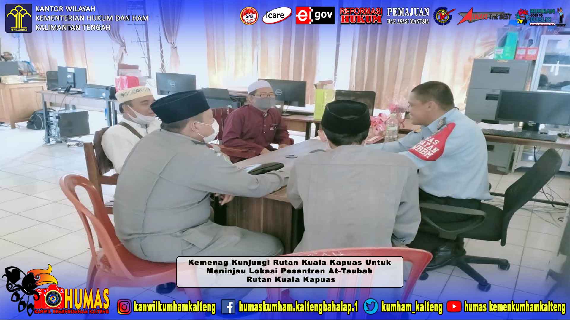 Kemenag Kunjungi Rutan Kuala Kapuas Untuk Tinjau Lokasi Pesantren At-Taubah Rutan Kuala Kapuas