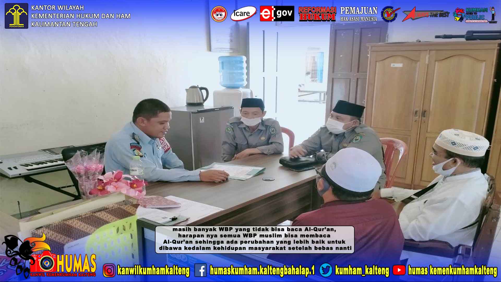 Kemenag Kunjungi Rutan Kuala Kapuas Untuk Tinjau Lokasi Pesantren At-Taubah Rutan Kuala Kapuas