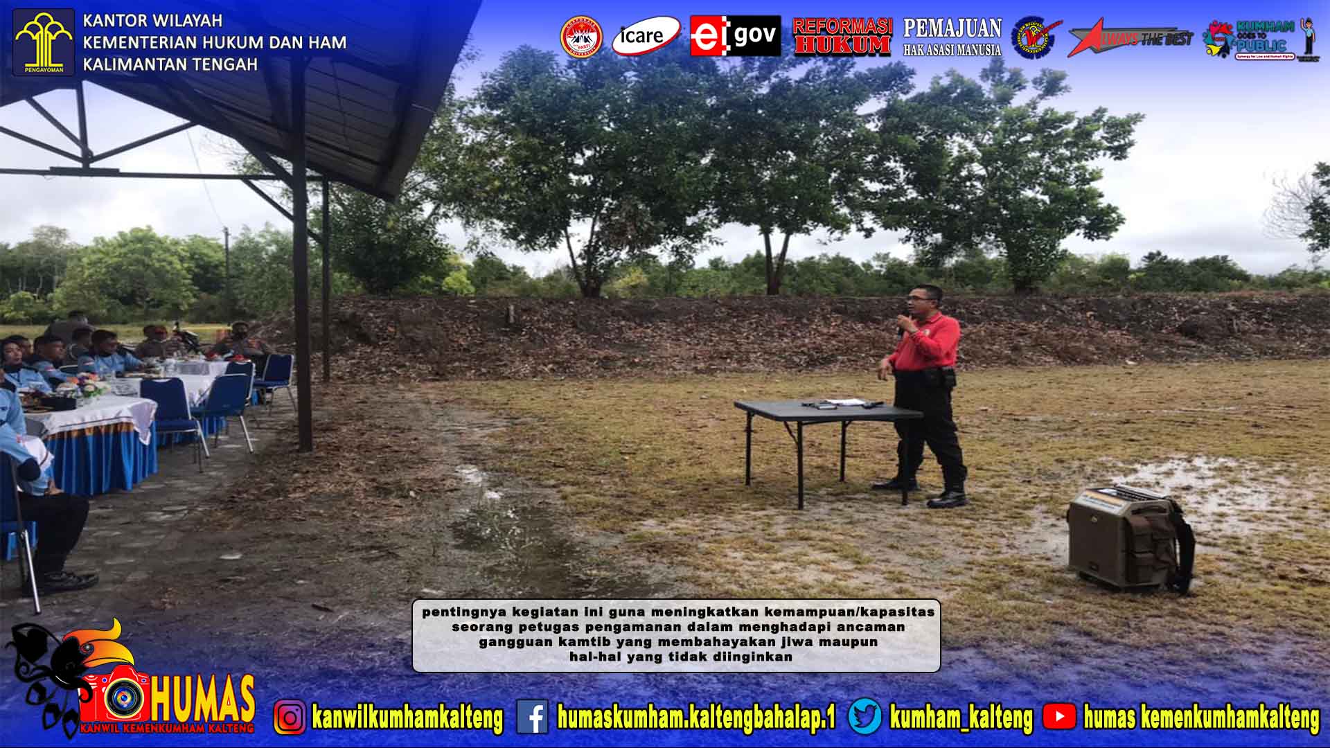 Petugas Rutan Buntok Dilatih Fisik, Mental dan Disiplin