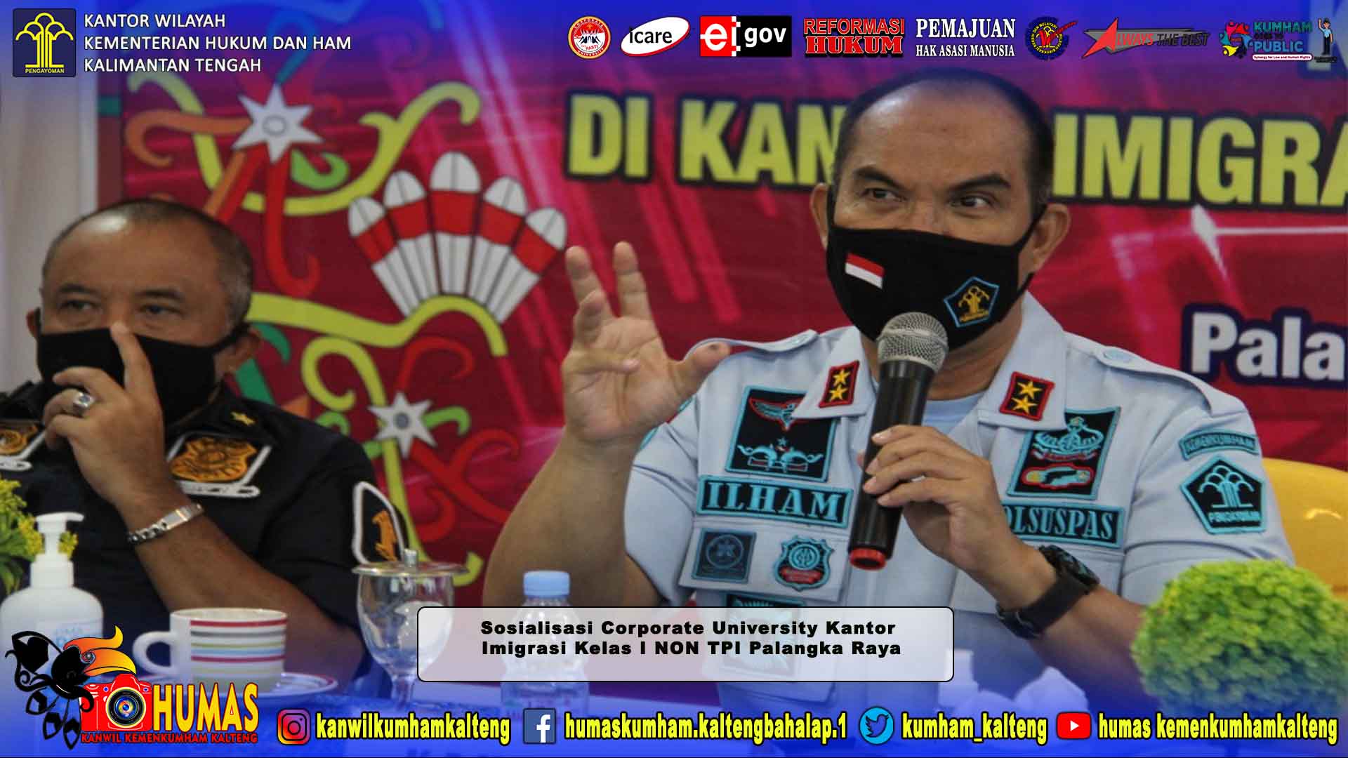 Sosialisasi Corporate University Kantor Imigrasi Kelas I NON TPI Palangka Raya