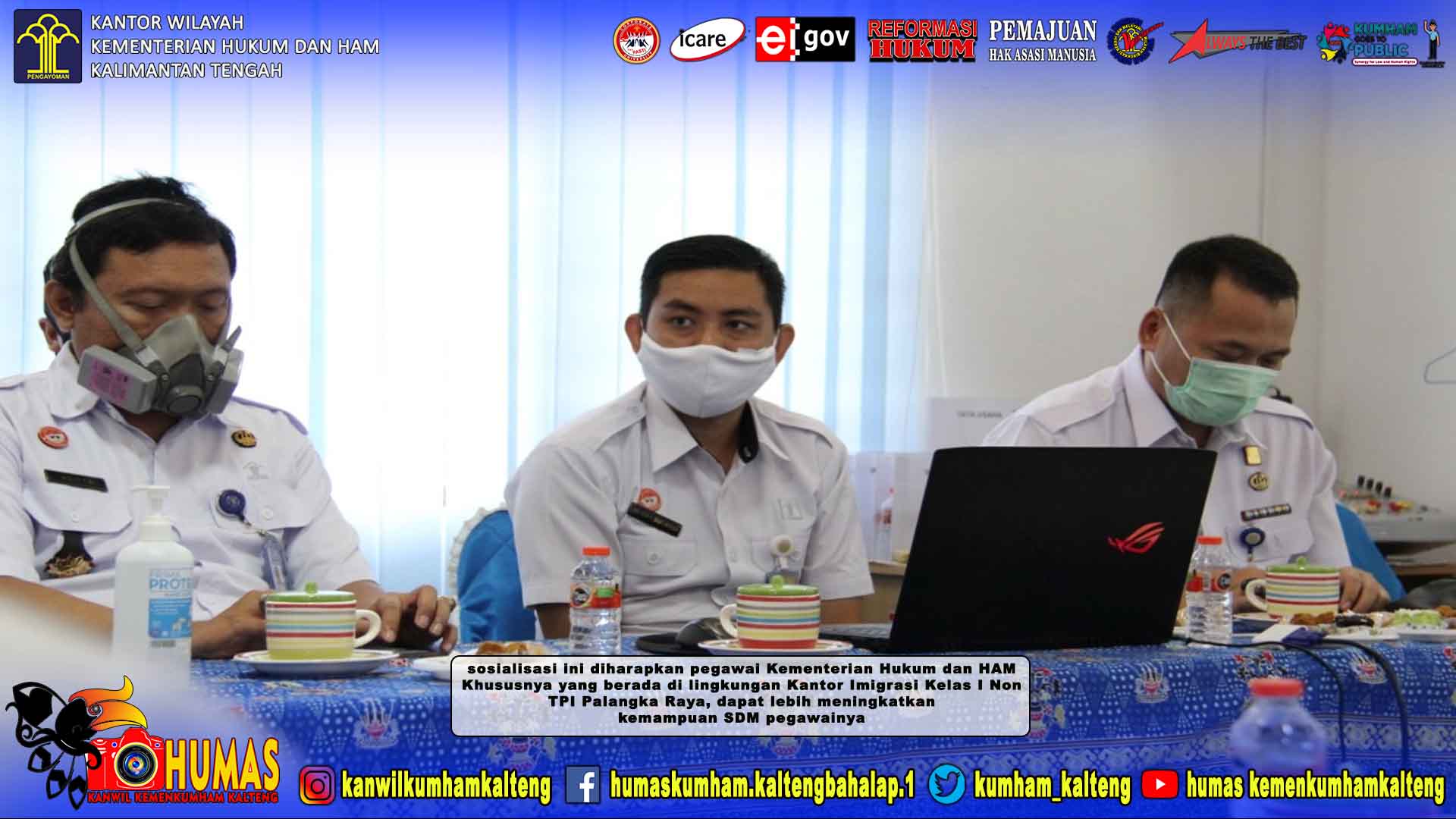 Sosialisasi Corporate University Kantor Imigrasi Kelas I NON TPI Palangka Raya