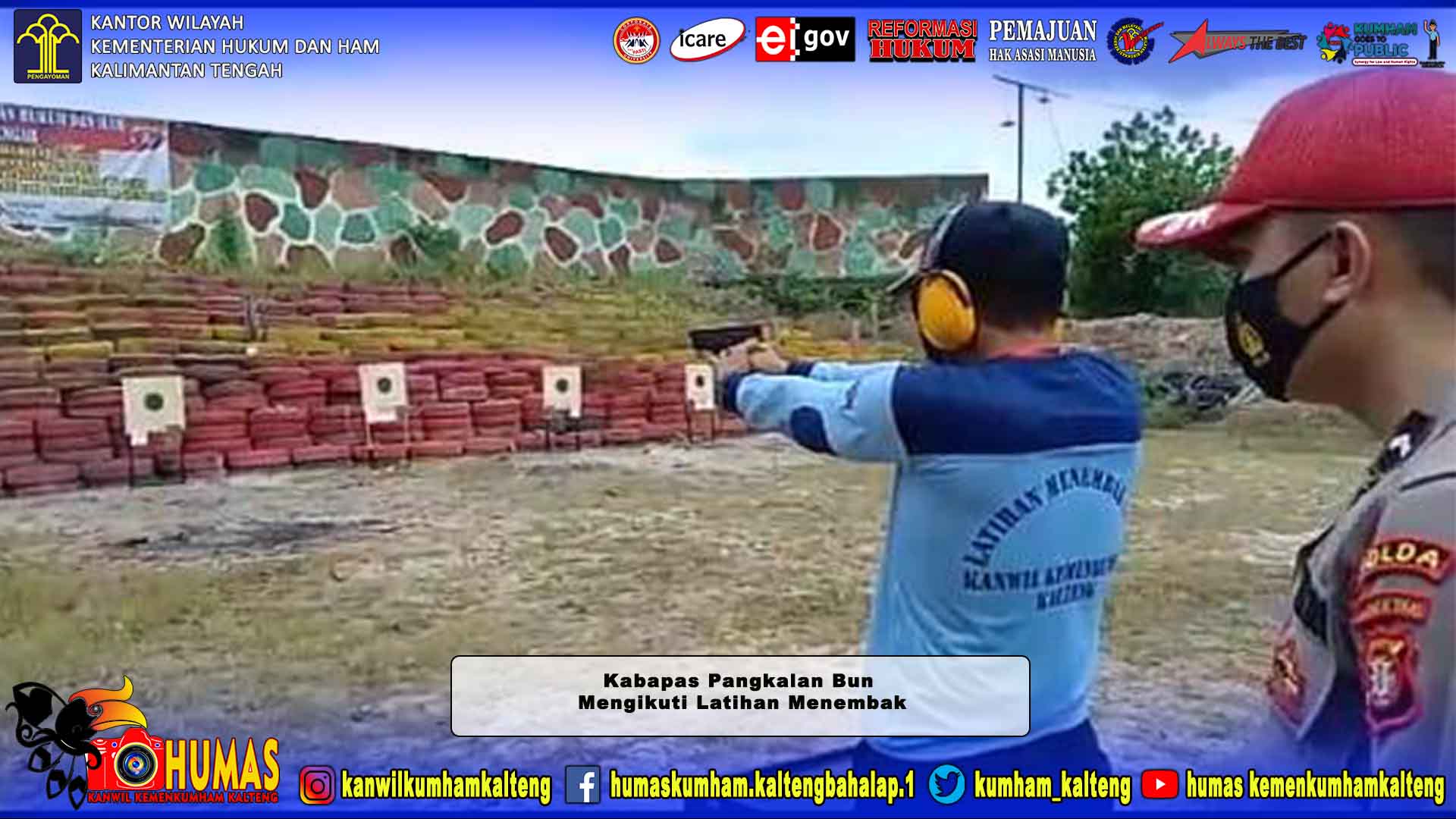 Kabapas Pangkalan Bun Ikuti Latihan Menembak