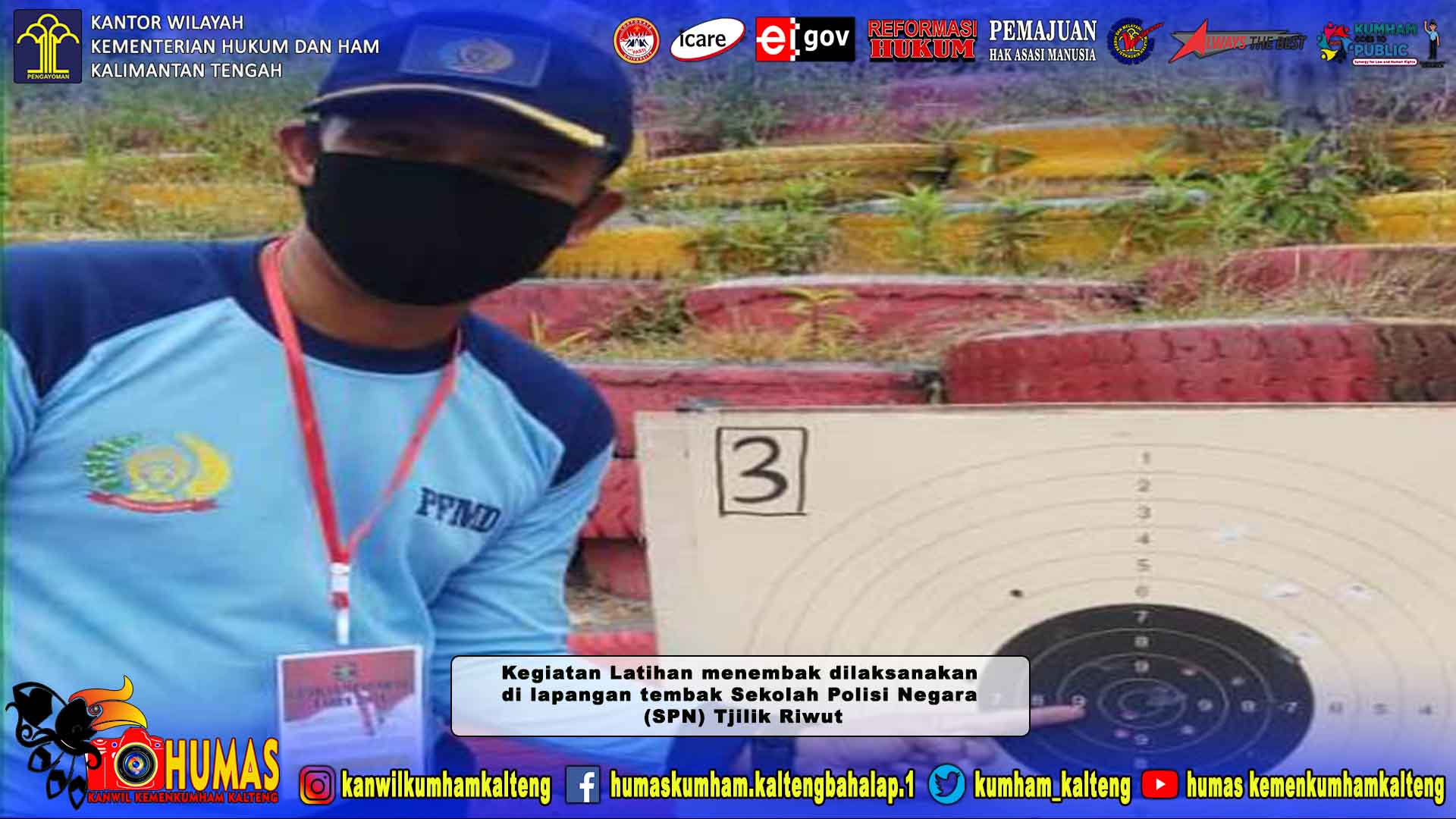 Kabapas Pangkalan Bun Ikuti Latihan Menembak