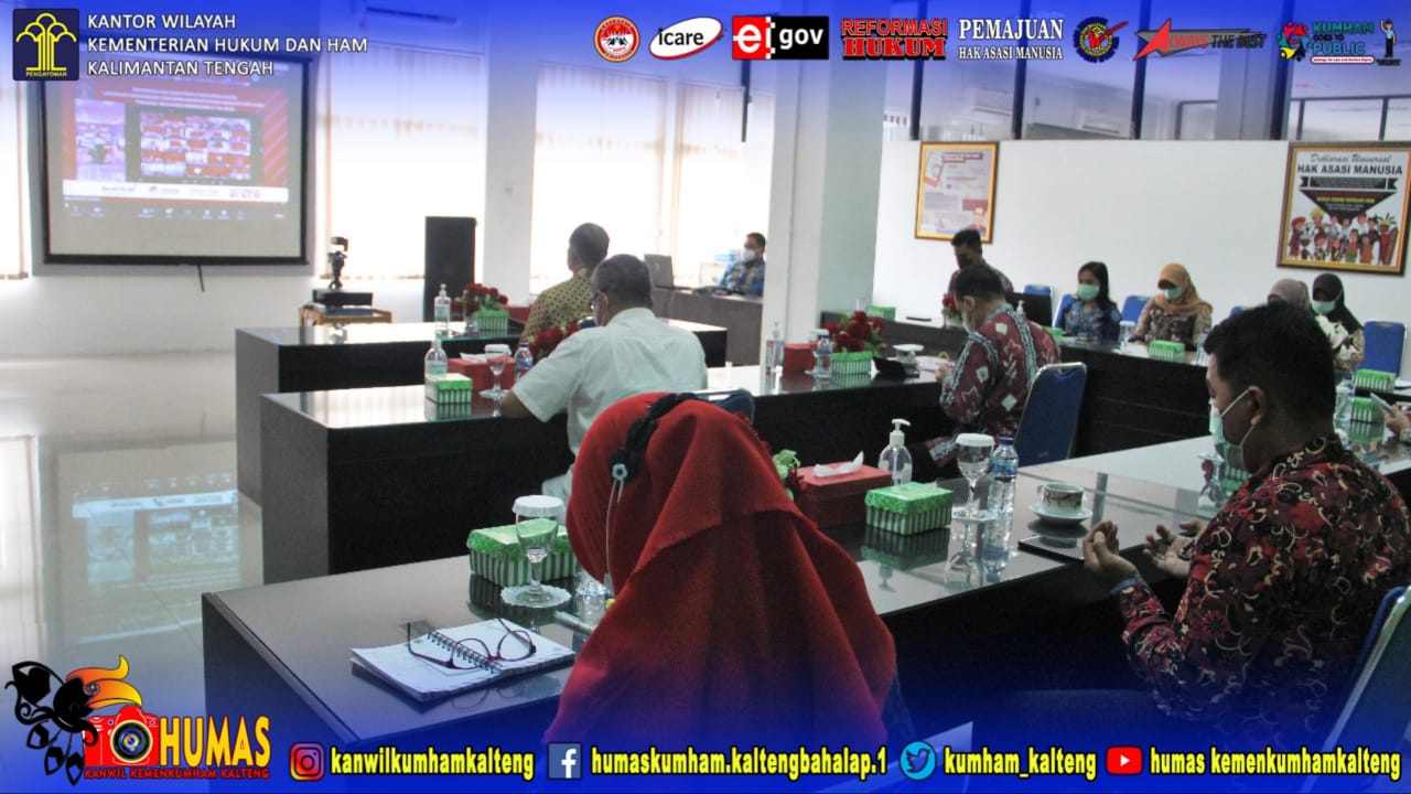 Sekjen Kemenkumham Ingatkan Pimpinan Wilayah Untuk Kontrol Pelaksanaan Anggaran Pada Rekonsiliasi dan Pemutakhiran Data Laporan Keuangan dan BMN 