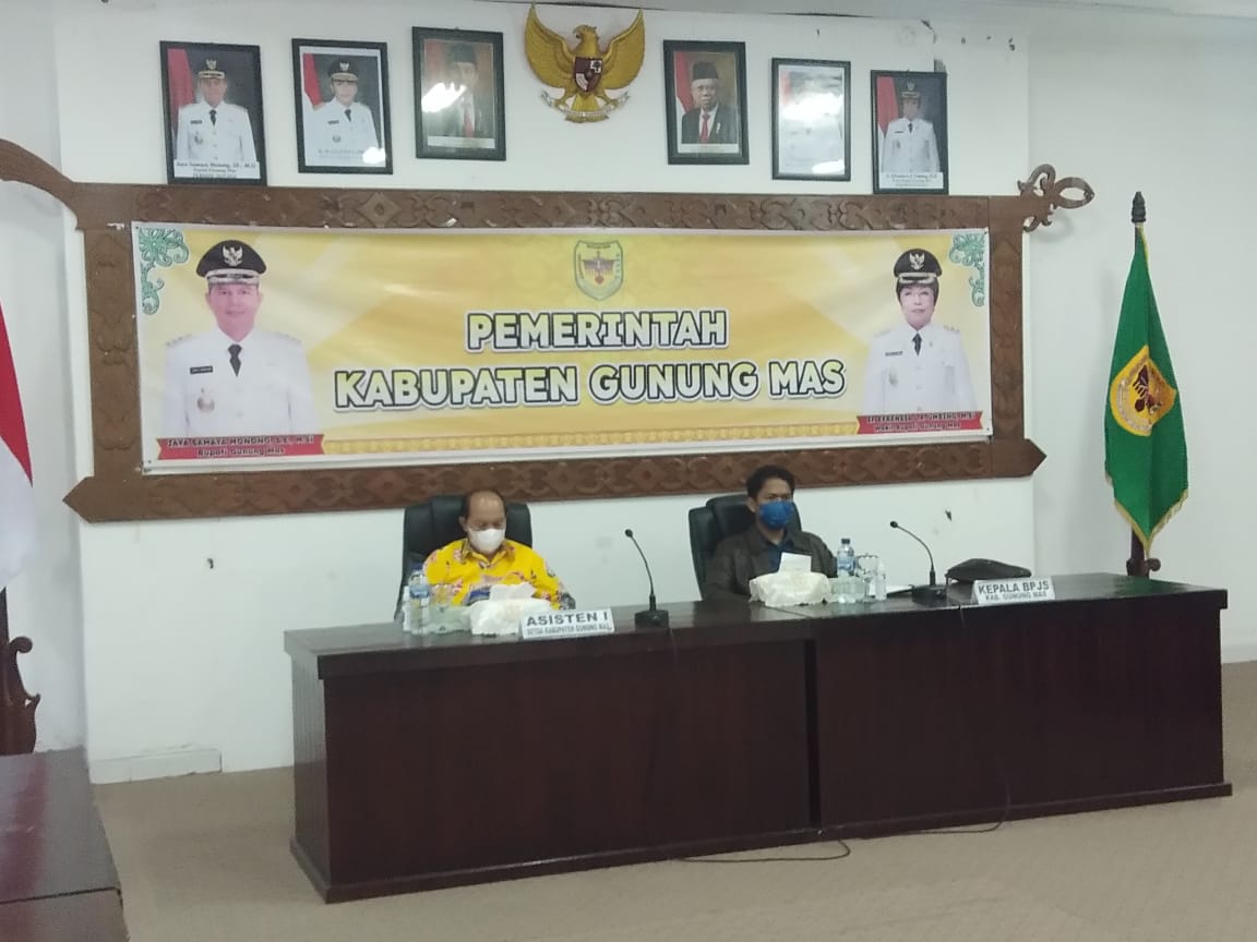 Asisten I Gumas Ikuti Launching Inpres Nomor 1 Tahun 2022