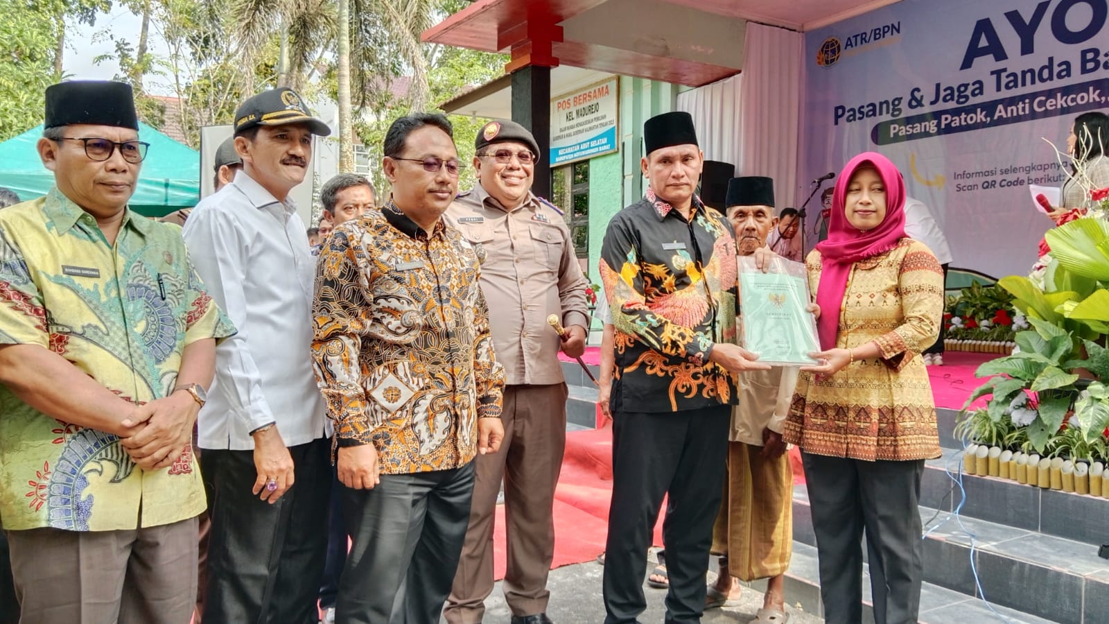 Pencanangan Gemapatas 2023 di Kobar, Seribu Patok Batas Tanah Dipasang Serentak