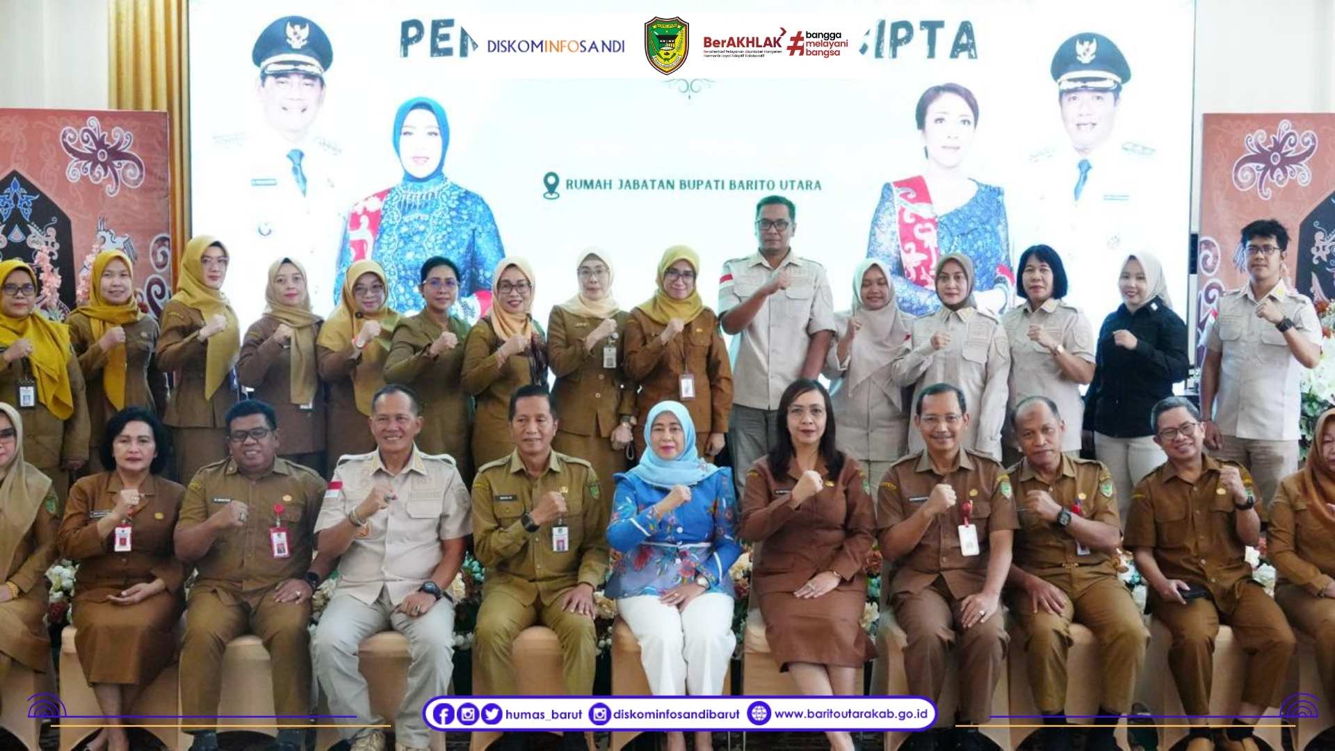 Perkuat Ekonomi Kreatif, Dekranasda Barito Utara Terima Sertifikat Hak Cipta