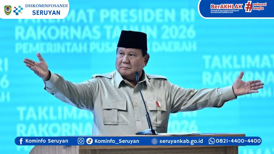 Perkuat Sinergi Pusat–Daerah, Bupati dan Forkopimda Seruyan Hadiri Rakornas 2026