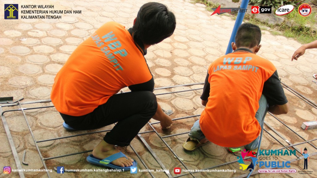 Pelan Namun Pasti, Pelatihan Las Listrik Bagi WBP Lapas Sampit Sudah Mulai Terlihat Hasilnya