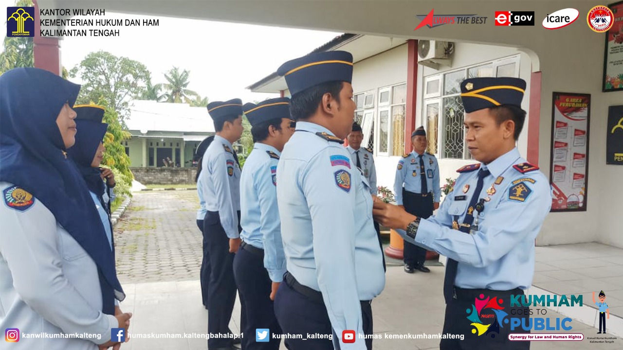 Tingkatkan Disiplin, Pegawai Bapas Pangkalan Bun Rutin Lakukan Apel Pagi