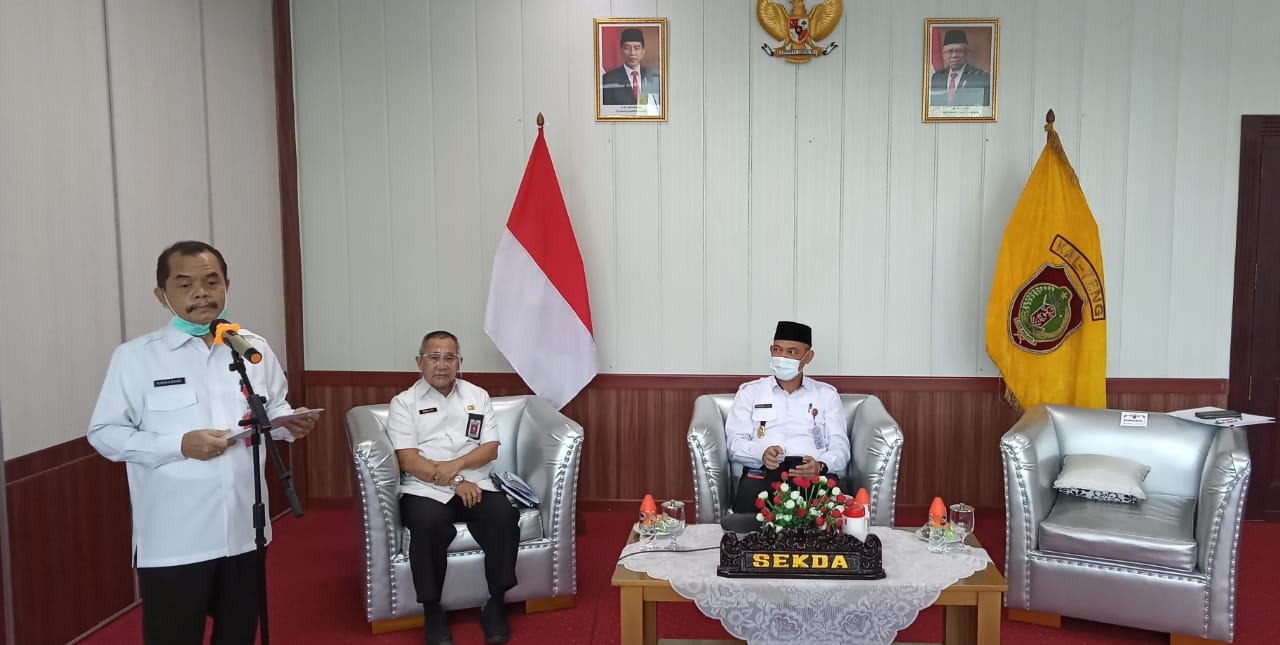 Sekda Membuka Secara Resmi Pelaksanaan Konsultasi Publik Rancangan Awal RKPD Prov. Kalteng Tahun 2022 