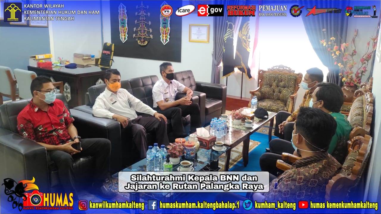 Koordinasi Kepala BNN Kota Palangka Raya Dengan Kepala Rutan Palangka Raya