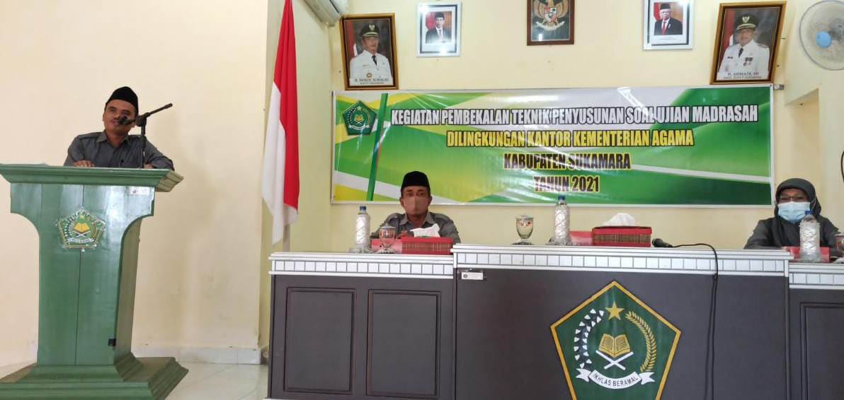 Guru Madrasah di Sukamara Dilatih Cara Membuat Soal Ujian