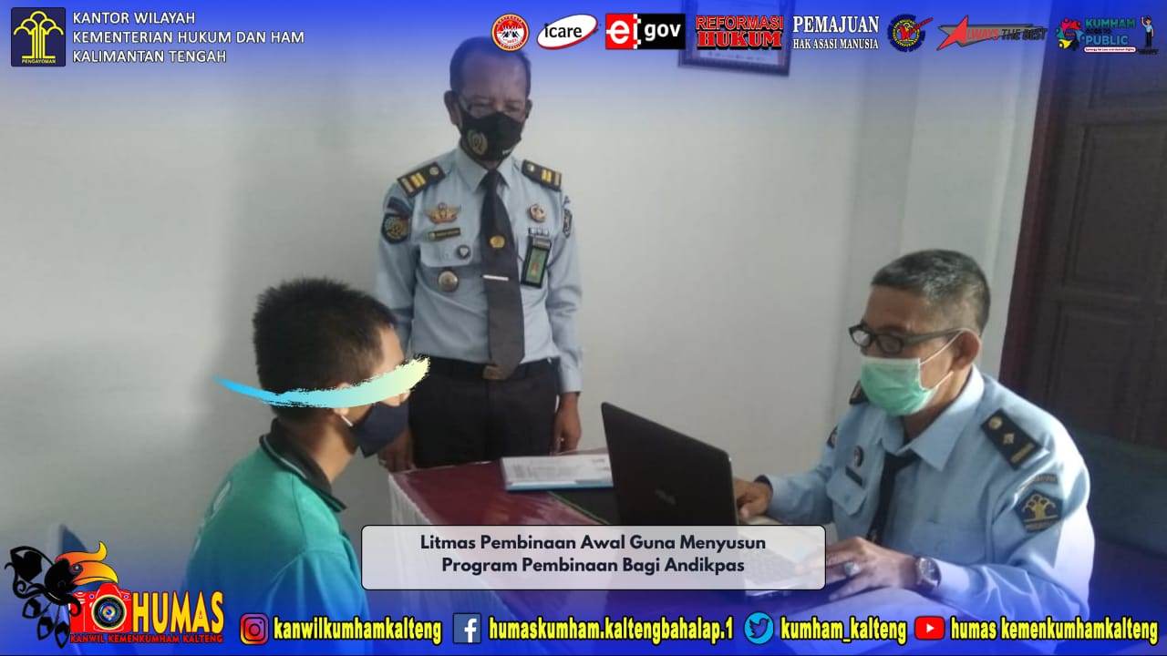 Datangi Anak Didik Pemasyarakatan, PK Bapas Palangka Raya Susun Litmas Pembinaan Awal