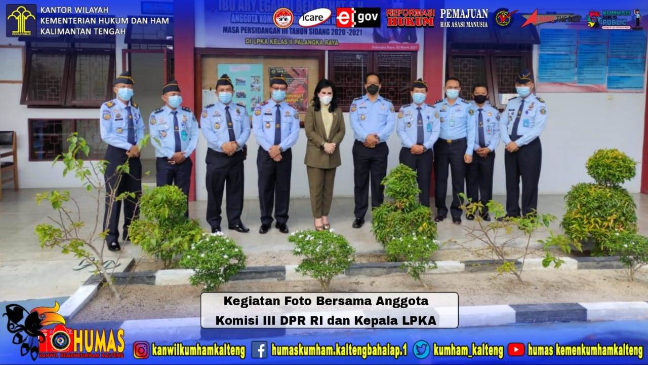 Kunjungan Kerja Anggota Komisi III DPR RI ke LPKA Palangka Raya
