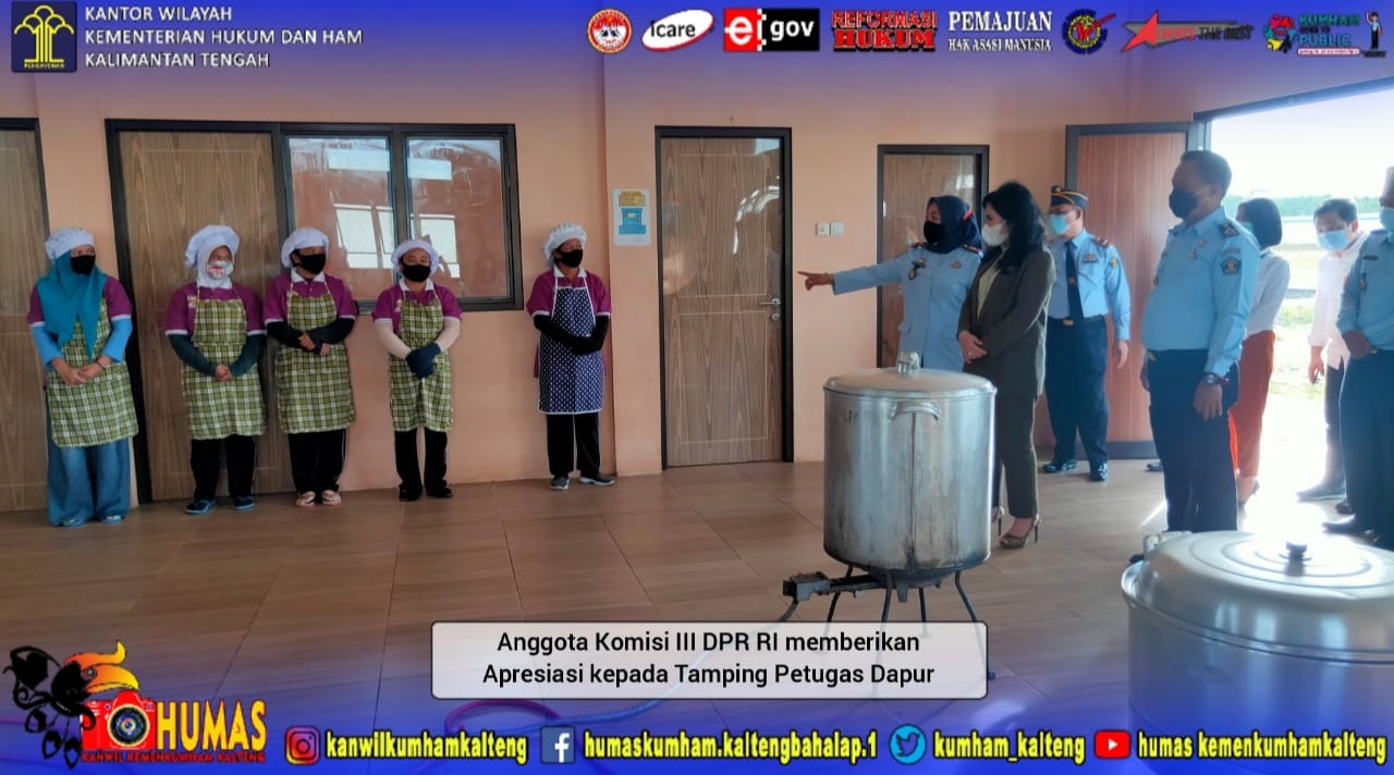 Kunjungan Kerja Anggota Komisi III DPR RI Ke Lapas Perempuan Palangka Raya