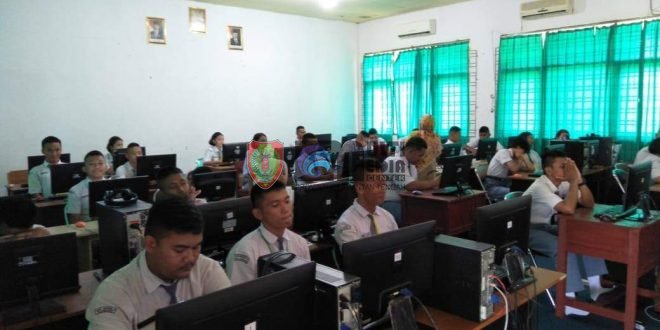 171 Siswa SMAN 5 Palangka Raya Ikuti UNBK