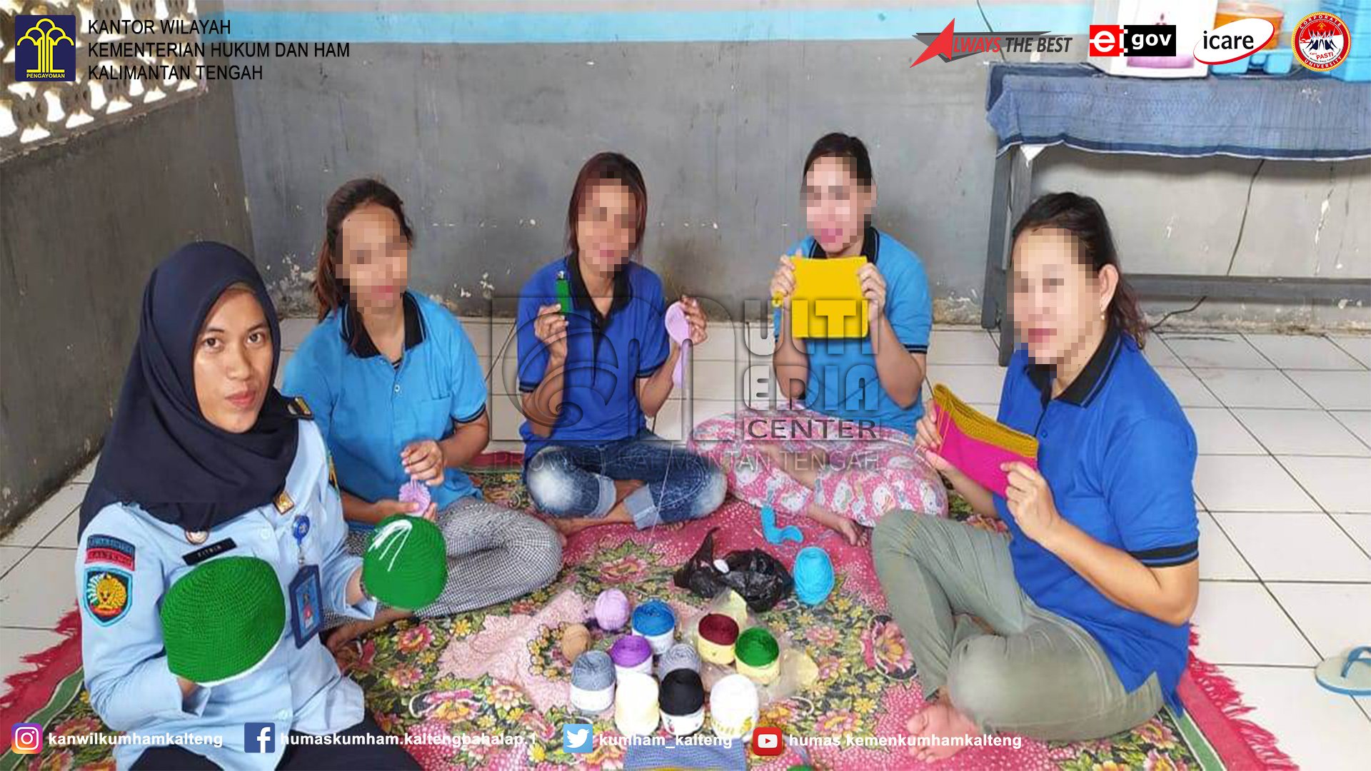 Pembinaan Kerajinan Tangan Bagi WBP Rutan Kelas IIB Buntok