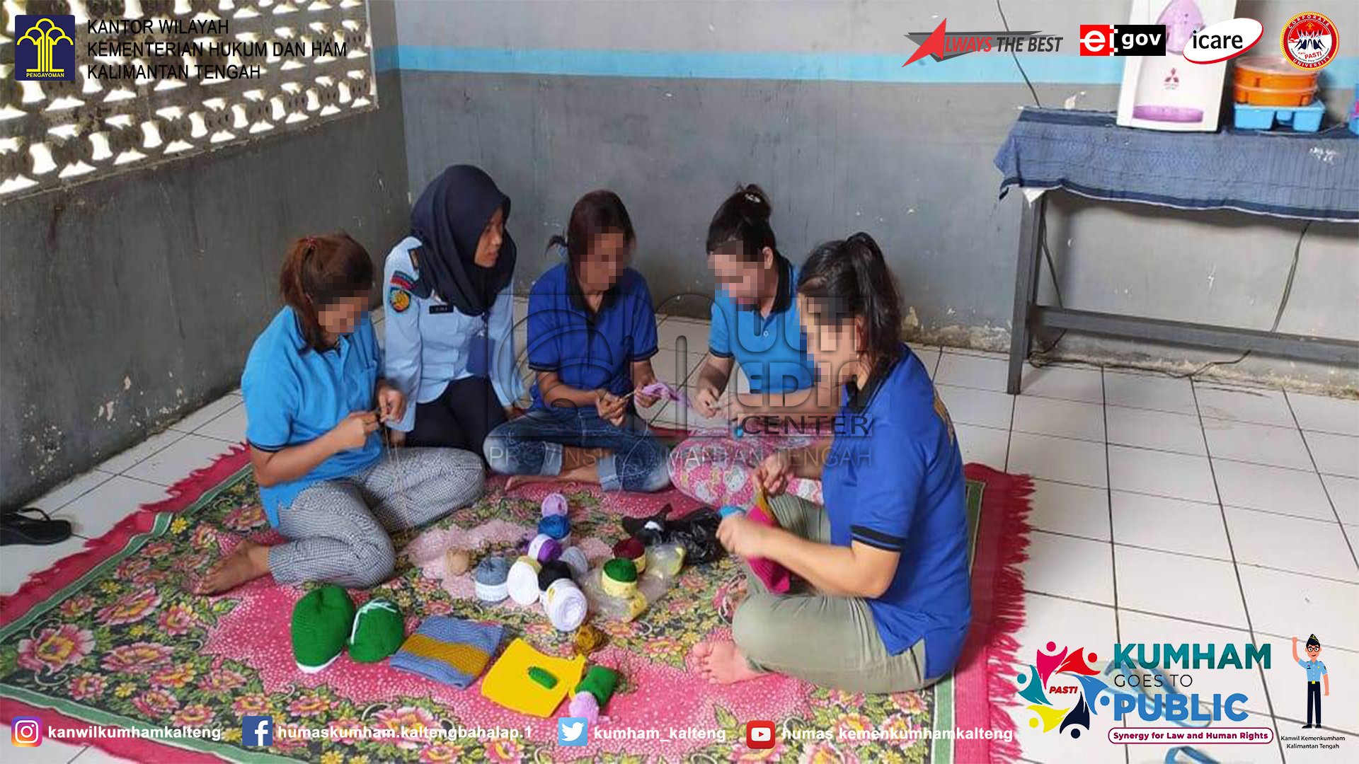 Pembinaan Kerajinan Tangan Bagi WBP Rutan Kelas IIB Buntok