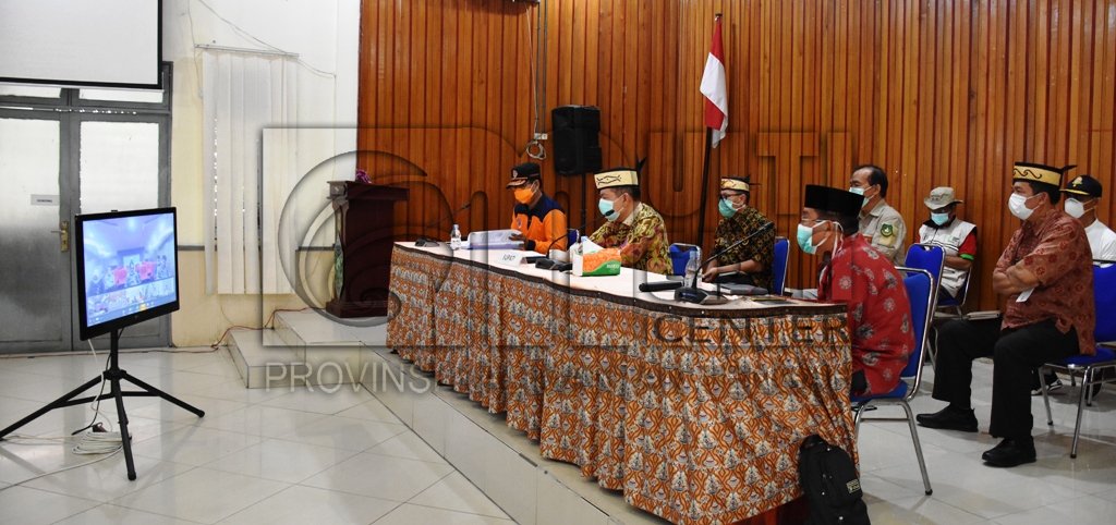 Bahas Covid-19, Bupati Video Conference Bersama Mendagri