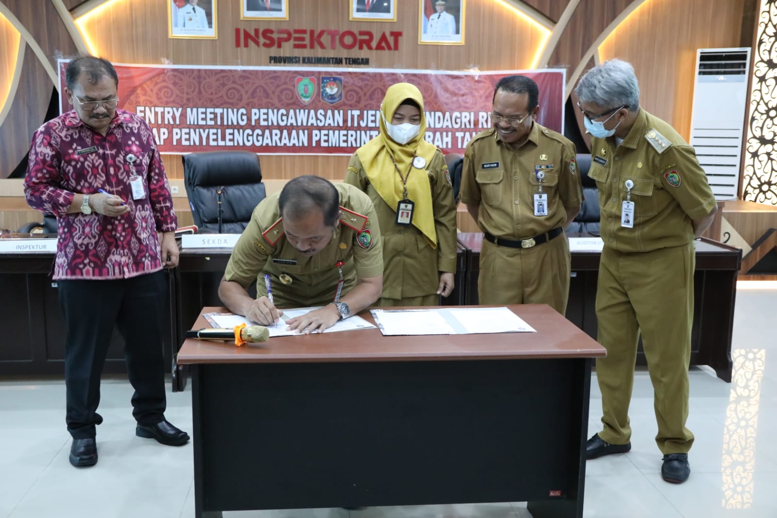 Sekda Nuryakin Buka Entry Meeting Pengawasan Kementerian Dalam Negeri terhadap Penyelenggaraan Pemerintah Daerah Tahun 2023