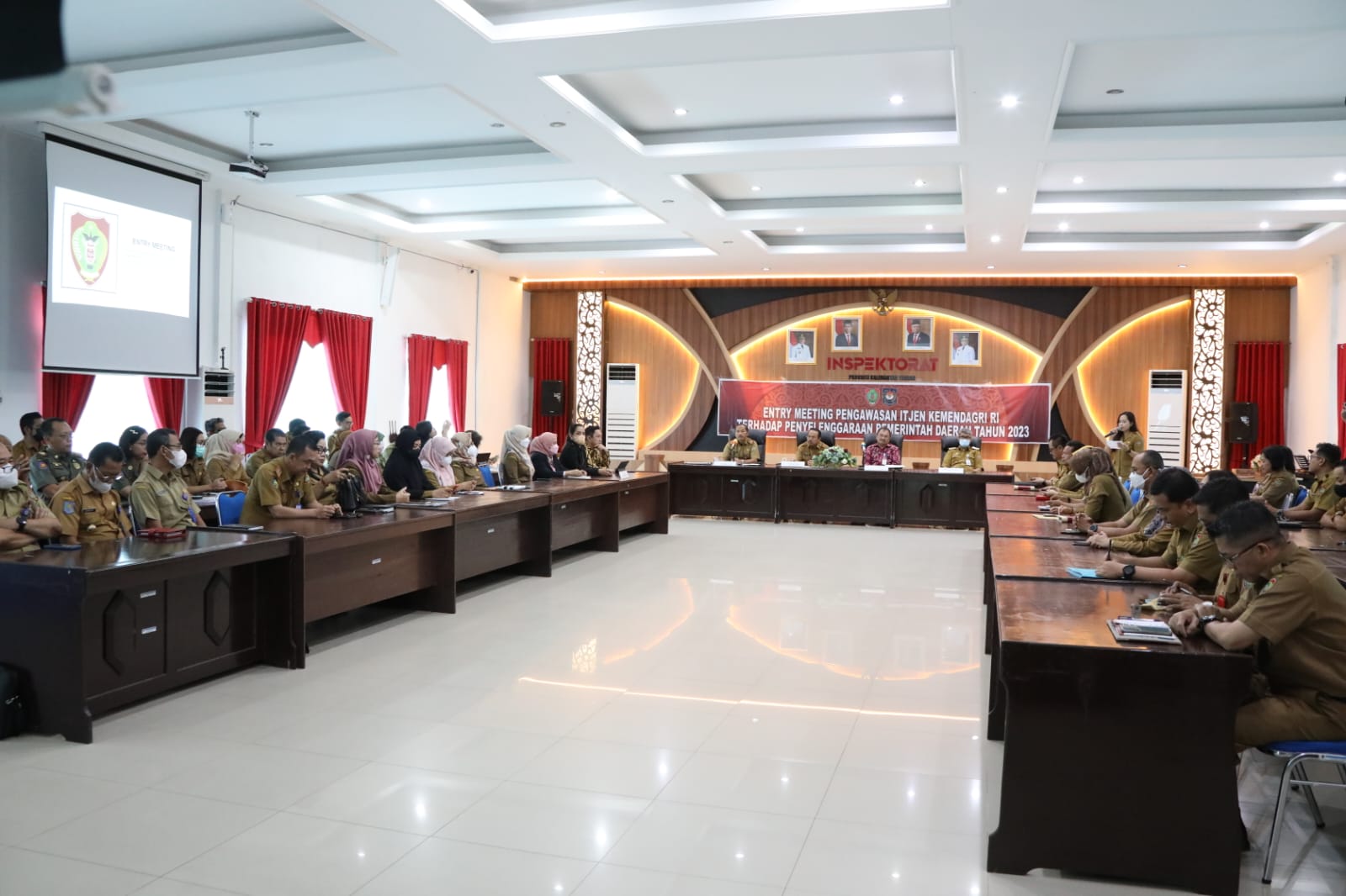 Sekda Nuryakin Buka Entry Meeting Pengawasan Kementerian Dalam Negeri terhadap Penyelenggaraan Pemerintah Daerah Tahun 2023