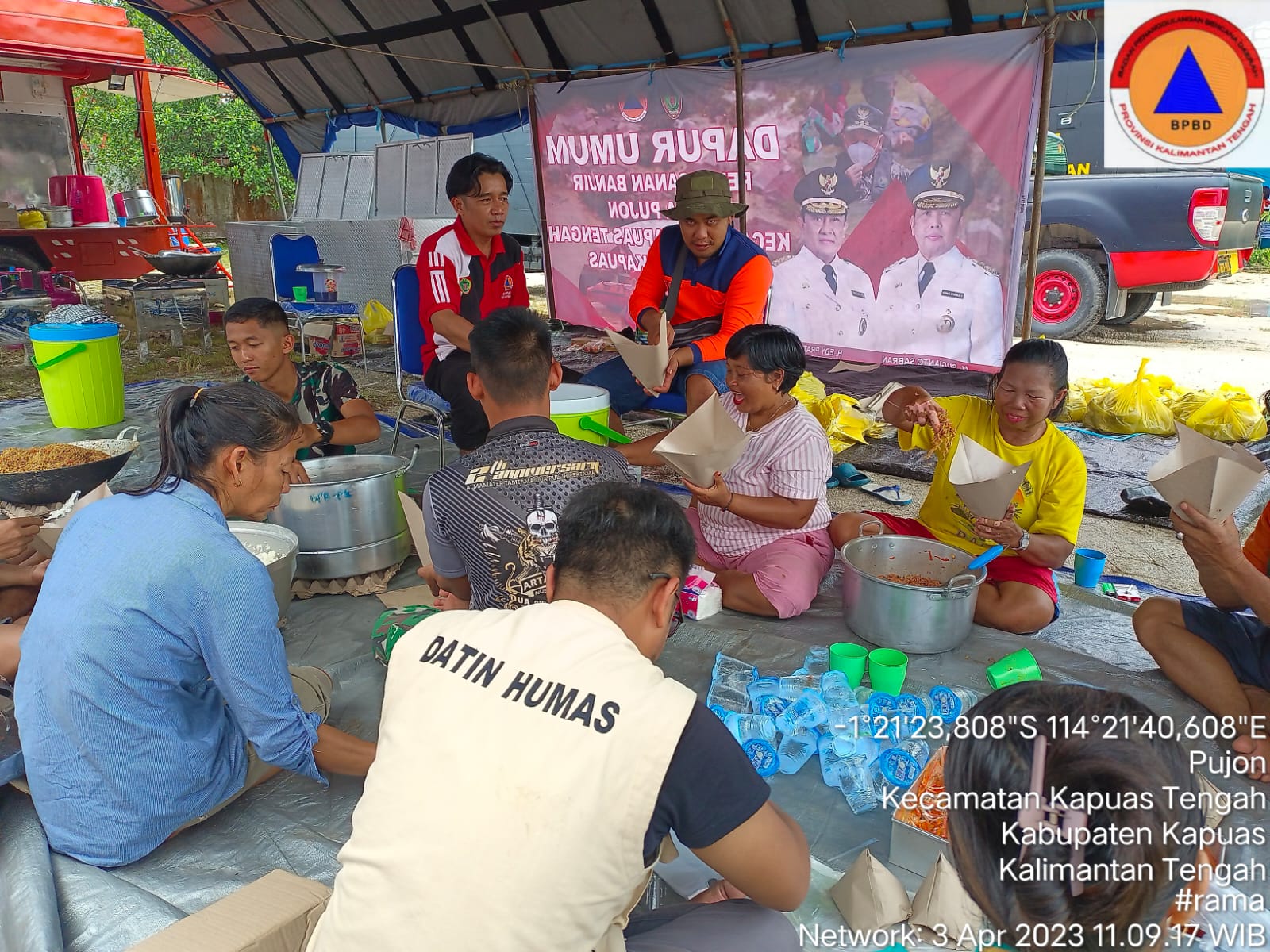 Deputi Penanganan Darurat BNPB Mayjen TNI Fajar Setyawan Apresiasi Penanganan Banjir di Kab. Kapuas