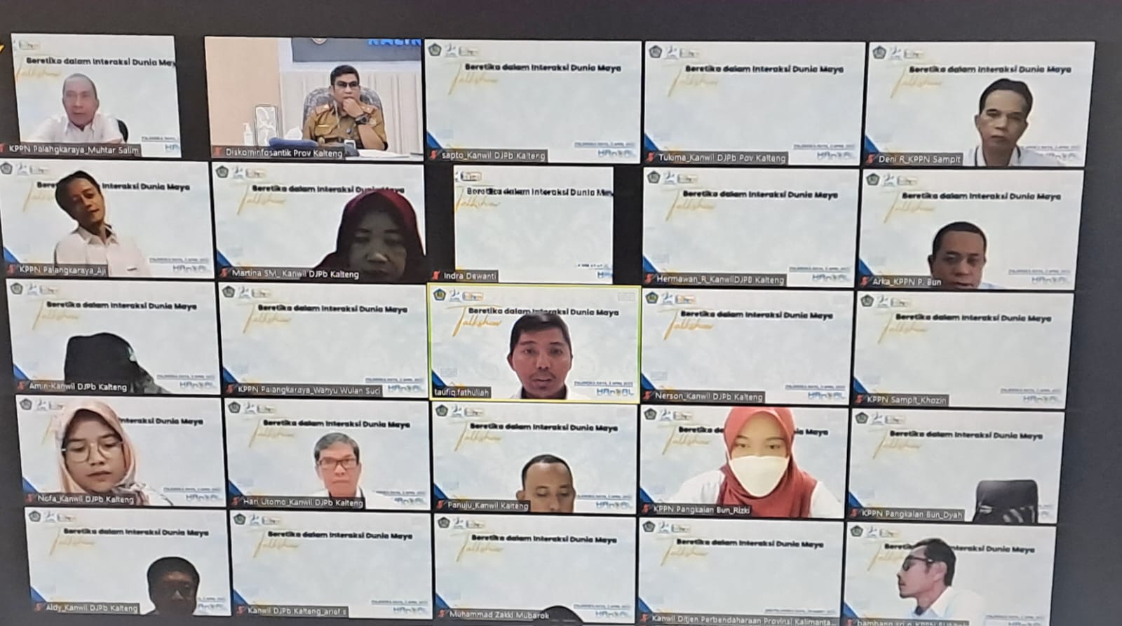 Kadis Kominfosantik Agus Siswadi : Di Era Digital Jari Lebih Cepat Ketimbang Akal Sehat