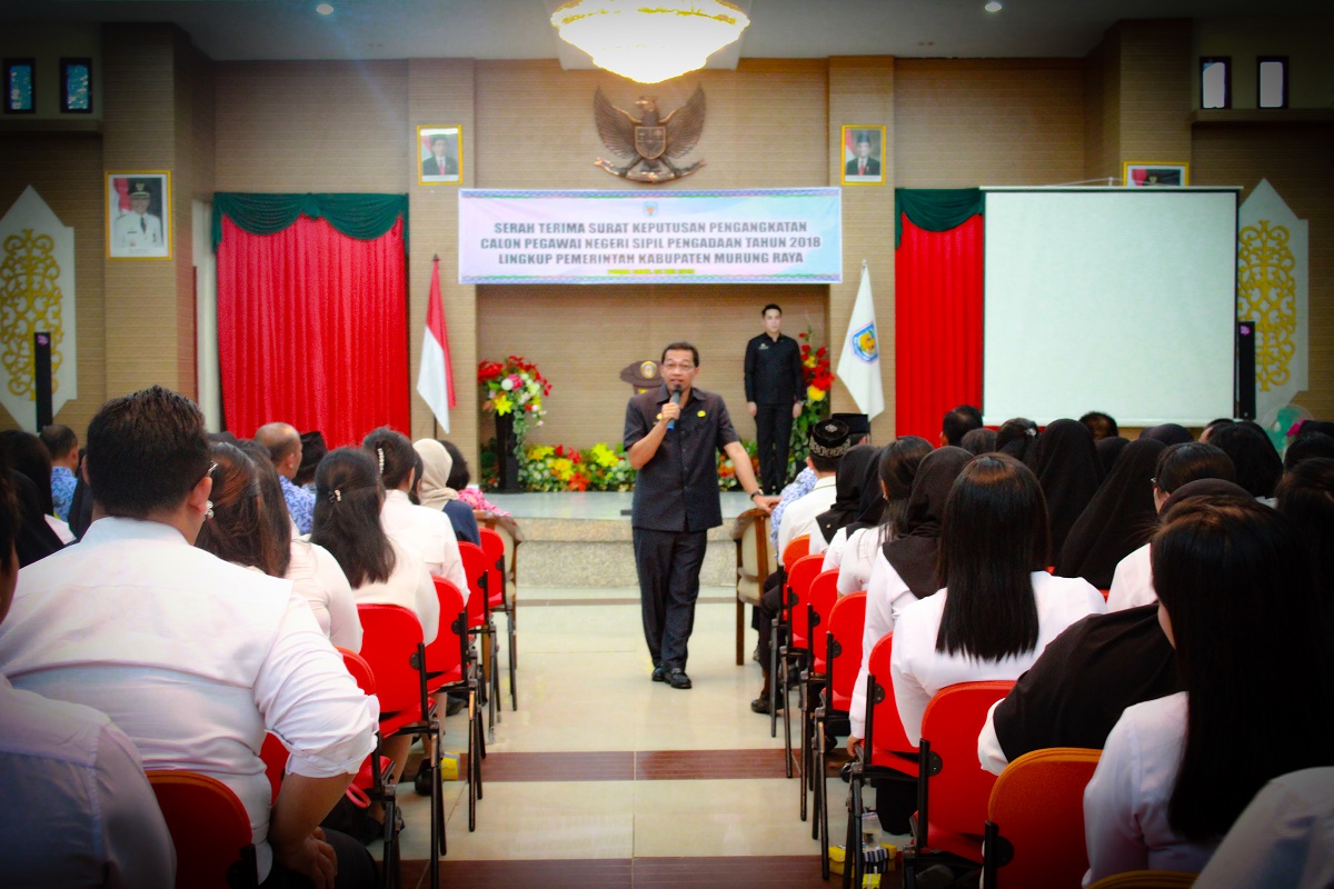 215 CPNS Murung Raya terima SK CPNS, akan ditempatkan di sejumlah pelosok di Murung Raya