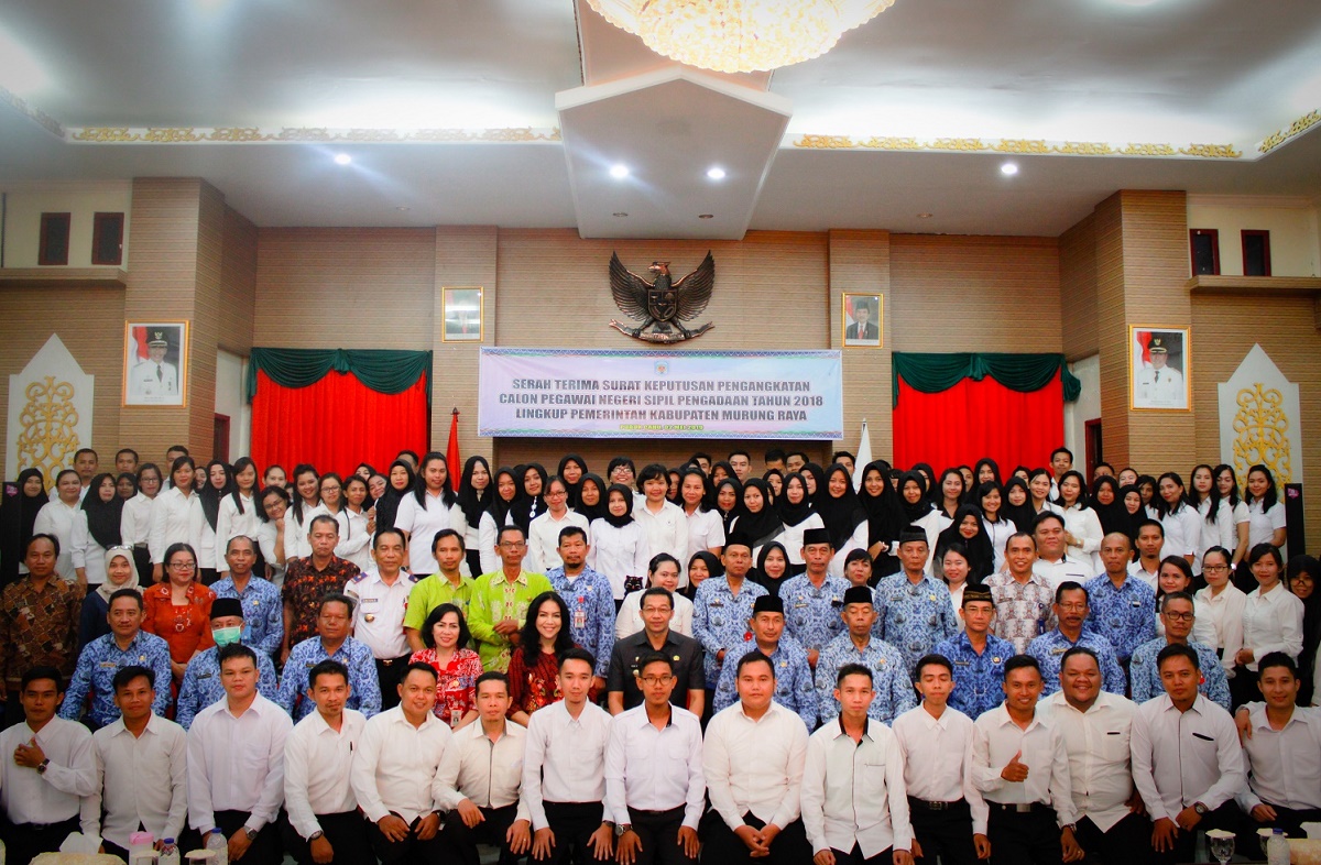 215 CPNS Murung Raya terima SK CPNS, akan ditempatkan di sejumlah pelosok di Murung Raya