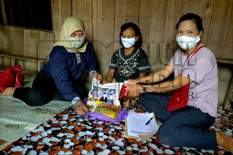 Penyaluran Bantuan Sembako di Mandau Talawang Mulai Dilakukan