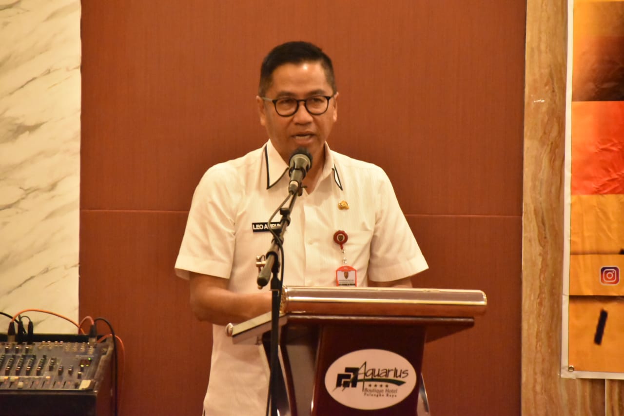Asisten Ekbang Leonard S Ampung Buka Rakortek Perencanaan Pembangunan Bidang Kebudayaan dan Pariwisata