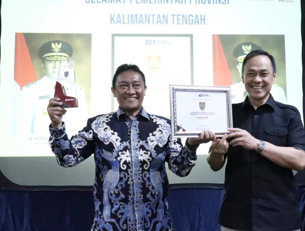 Berhasil Implementasikan BerAKHLAK Menjadi Budaya Kerja ASN, Pemprov. Kalteng Raih Juara 1 Nasional