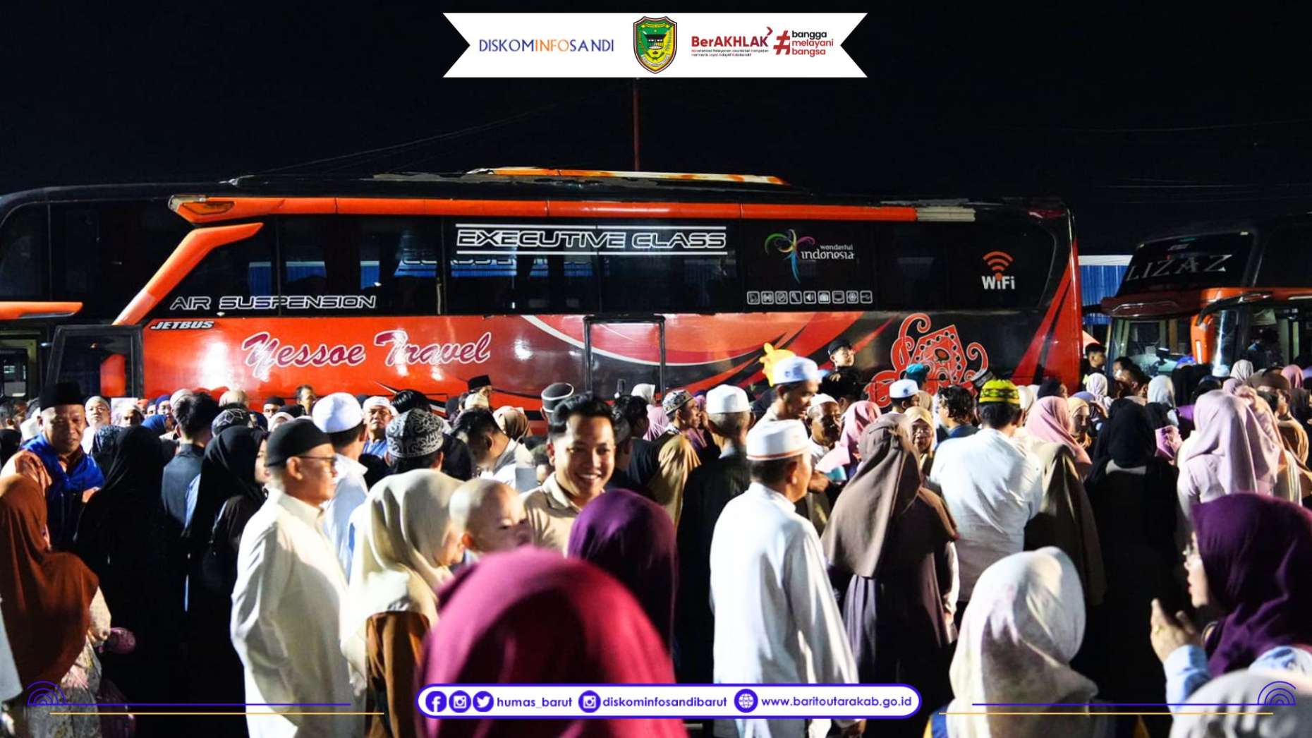 Bupati Lepas 113 Jemaah Haji Kloter 7 Asal Barito Utara