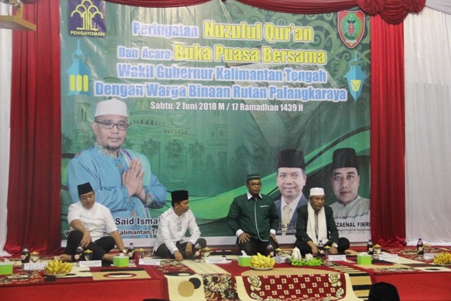 Beri Tausiyah Peringatan Nuzulul Qurâ€™an Di Rutan Palangka Raya, Wagub Bilang Al-Qurâ€™an Sebagai Petunjuk Seluruh Umat Manusia