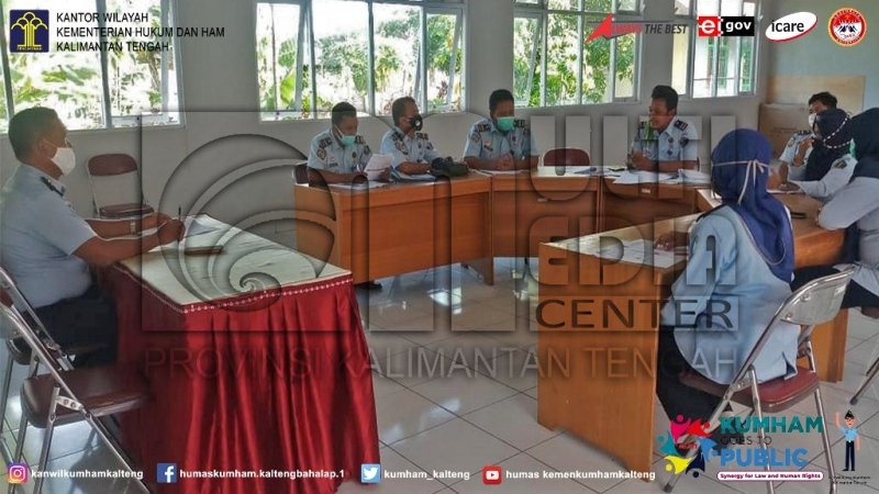 Sidang TPP Membahas Usulan Perubahan Pidana Pada Masa New Normal di Bapas Pangkalan Bun