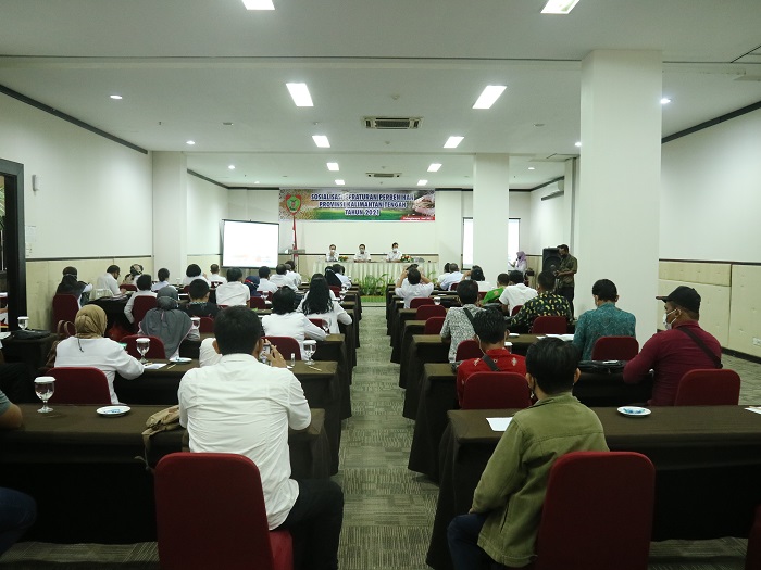 Sosialisasi Peraturan Perbenihan Tingkat Provinsi Kalimantan Tengah Tahun 2021