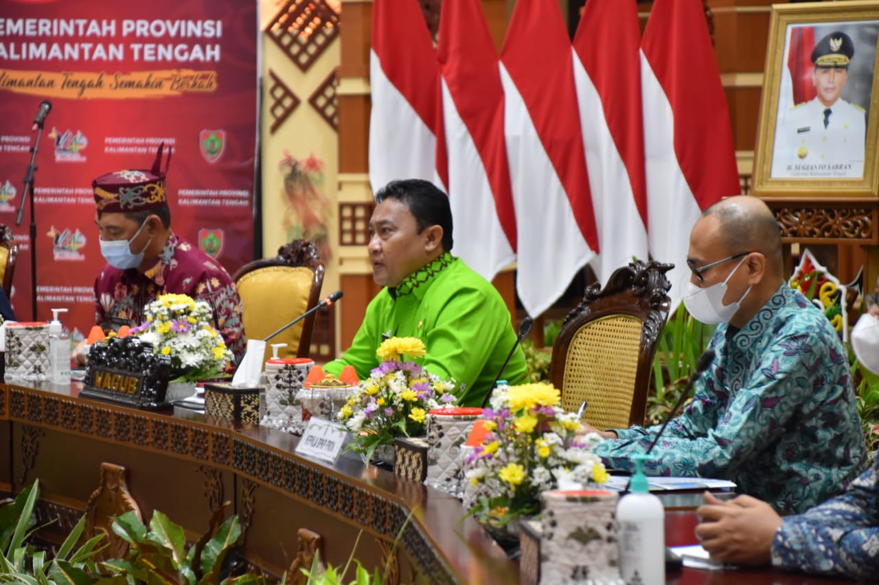 Wakil Gubernur Kalteng Mengajak Semua Komponen dan Pemangku Kepentingan Untuk Memantapkan Koordinasi dan Sinergitas Dalam Melaksanakan Program Pembangunan 