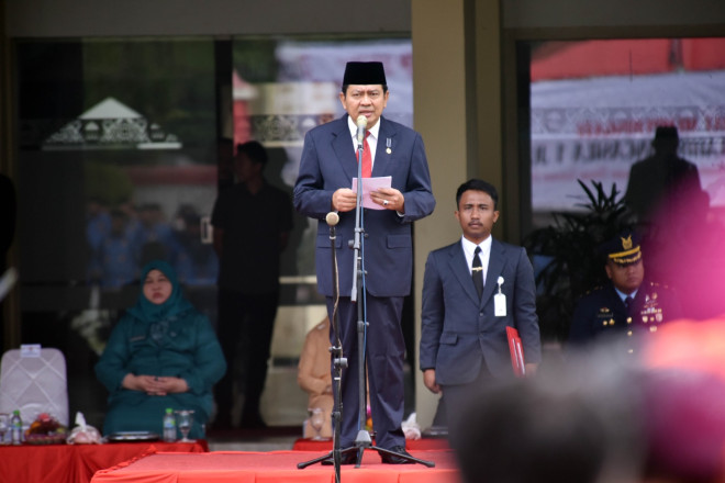 Pj. Bupati Kobar Pimpin Upacara Peringatan Hari Lahir Pancasila