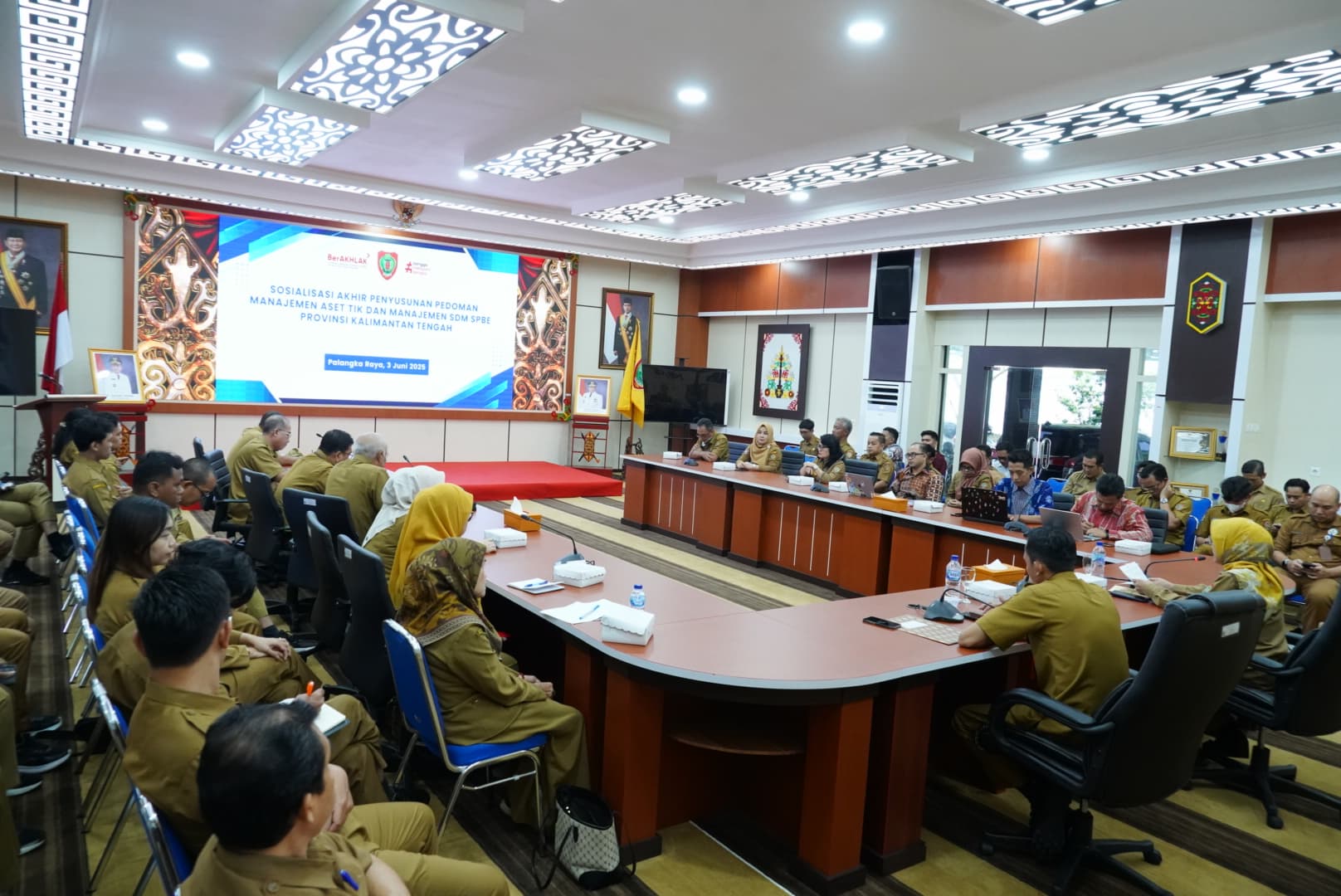 Diskominfosantik Kalteng Sosialisasikan Finalisasi Pedoman Manajemen Aset TIK dan SDM SPBE