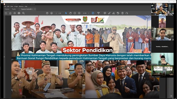 Lewat Webinar, Disdik Kalteng Gandeng Finlandia Melalui SFI Untuk Tingkatkan Kualitas Pendidikan