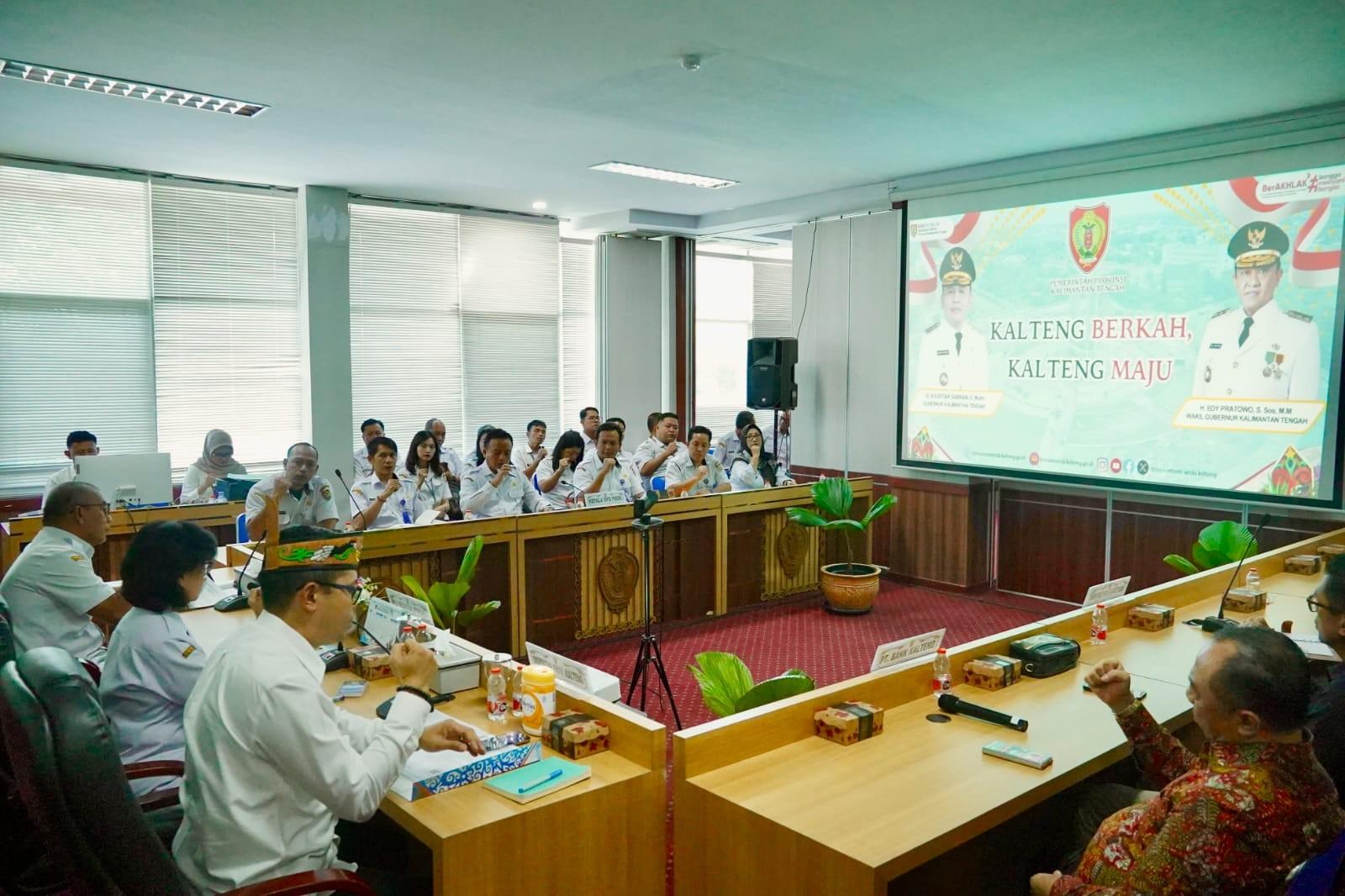 Pemprov Kalteng Matangkan Persiapan Kunjungan Tim Stranas PK untuk Penguatan Pencegahan Korupsi   