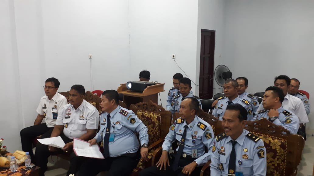 Terkait Pemberian Remisi Anak, LPKA Palangka Raya bersama Divisi Pemasyarakatan ikuti Video conference 