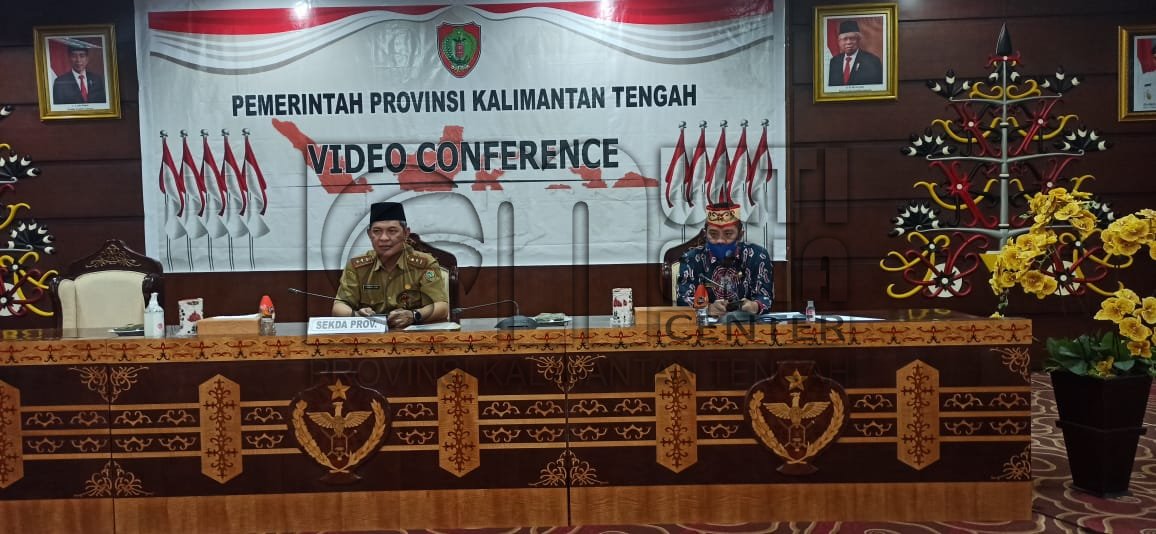 Pemprov. Kalteng Ikuti Rakor Pemenang Lomba Inovasi Daerah Tatanan Normal Baru Produktif Dan Aman Covid-19