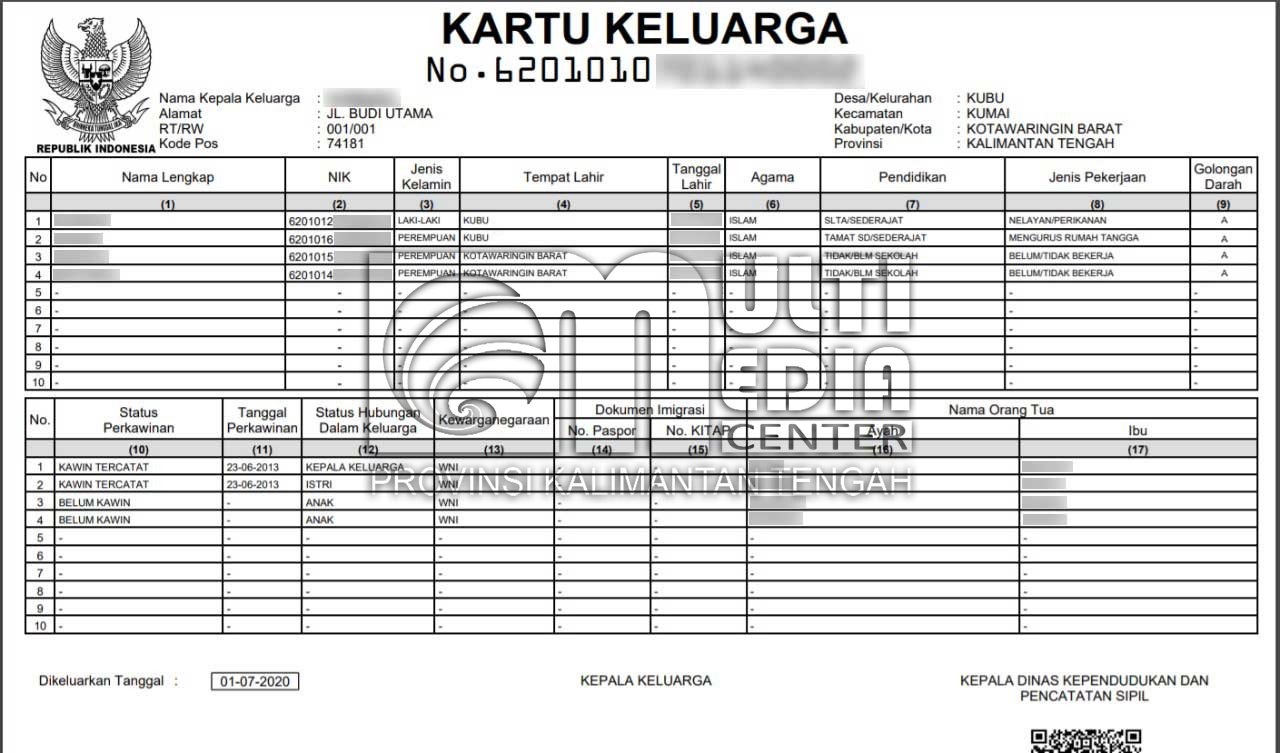 Mulai 1 Juli Disdukcapil Kobar Cetak Dokumen Kependudukan Gunakan Kertas HVS