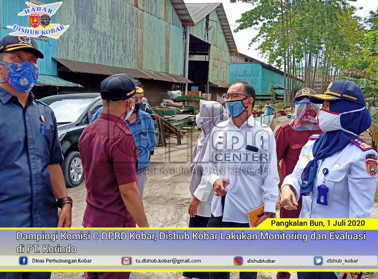 Bersama Dishub, Komisi C DPRD Kobar Monitoring dan Evaluasi di PT Korindo