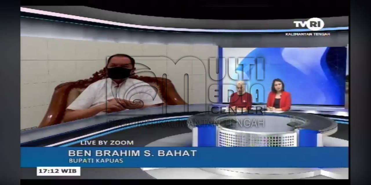 Ben Sampaikan Kesiapan Kapuas Sebagai Kawasan Food Estate Lewat Siaran Zoom TVRI Live