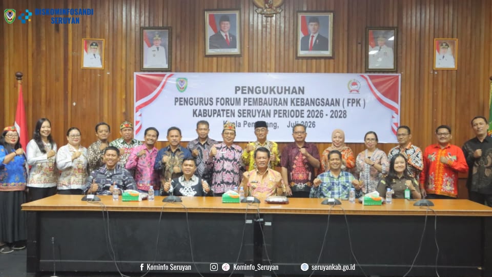 Bupati Seruyan Lantik Pengurus FPK 2026–2028, Dorong Peran Aktif Jaga Persatuan dan Kerukunan